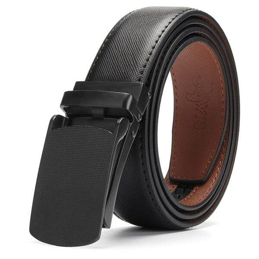 Heren Leren Riem Met Autosluiting
